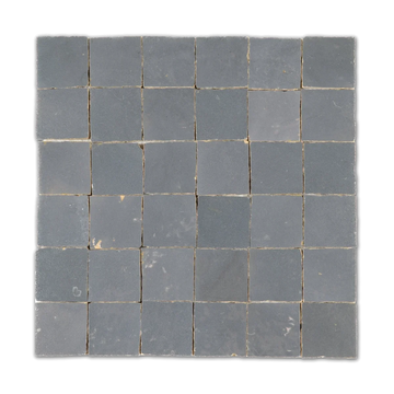 Silver Dream Zellige 2”x2” Square Mosaic Wall Tile