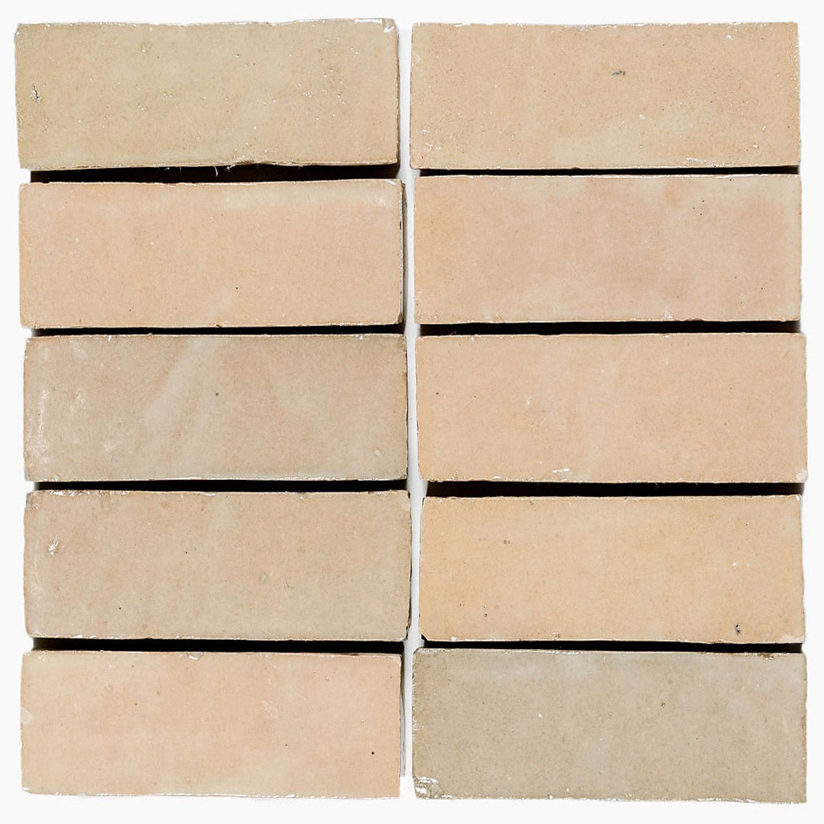 Caramel Antike Zellige Ceramic Wall Tile 2x6