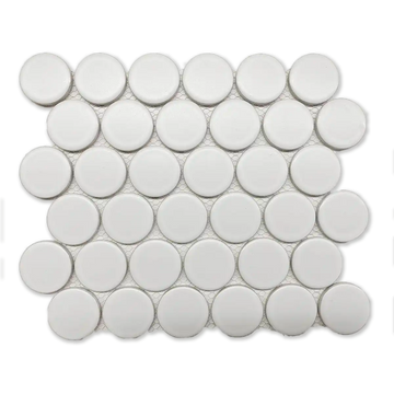 CC Mosaics + 2” Dots 12”x12” Porcelain Mosaic Tile