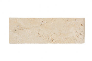 Ivory Travertine Honed Coping Exterior Pool Tile 4X12