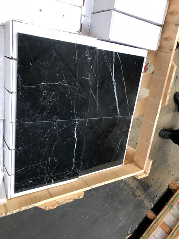 Nero Marquina Wall and Floor Tile 12x12