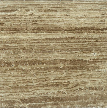 Noce Exotic Travertine Brushed & Straight Edged Vein Cut Wall and Floor Tile 12x12