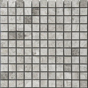 Atlantic Gray Square Wall and Floor Mosaic Tile