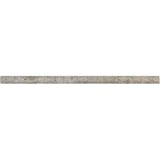 Silver Travertine Honed Pencil Liner Trim Tile 1/2x12"