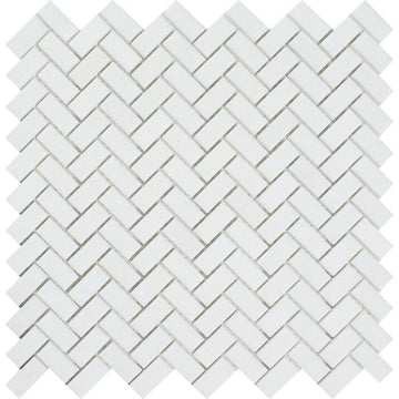 Thassos White (Greek) Marble Mosaic	5/8