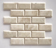 Cappuccino Polished Beveled Brick Mosaic Tile 2x4"