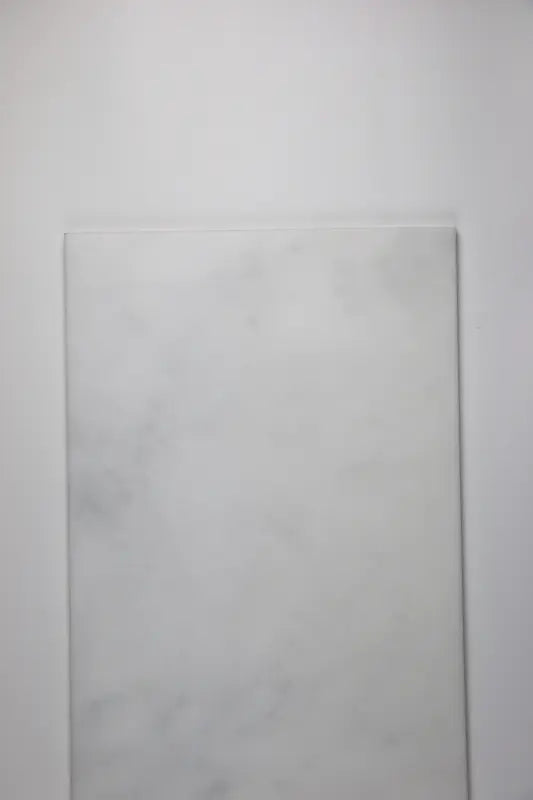 Afyon White Polished Beveled Wall and Floor Tile 6"x12"