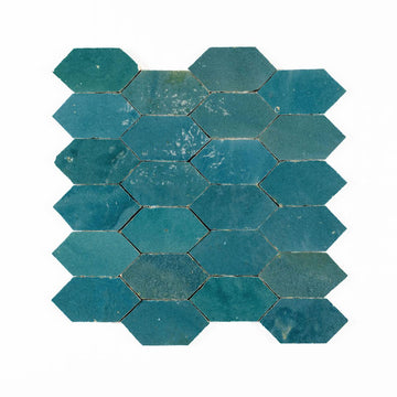 Azura Zellige Ceramic Mosaic Wall Tile