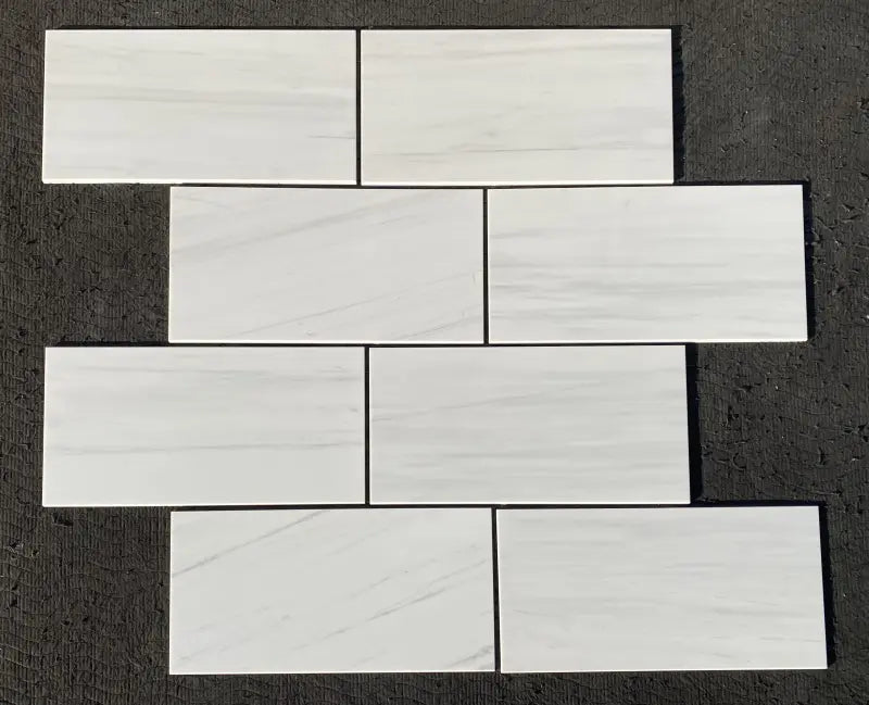 Bianco Dolomite Polished Wall and Floor Tile 12"X12"