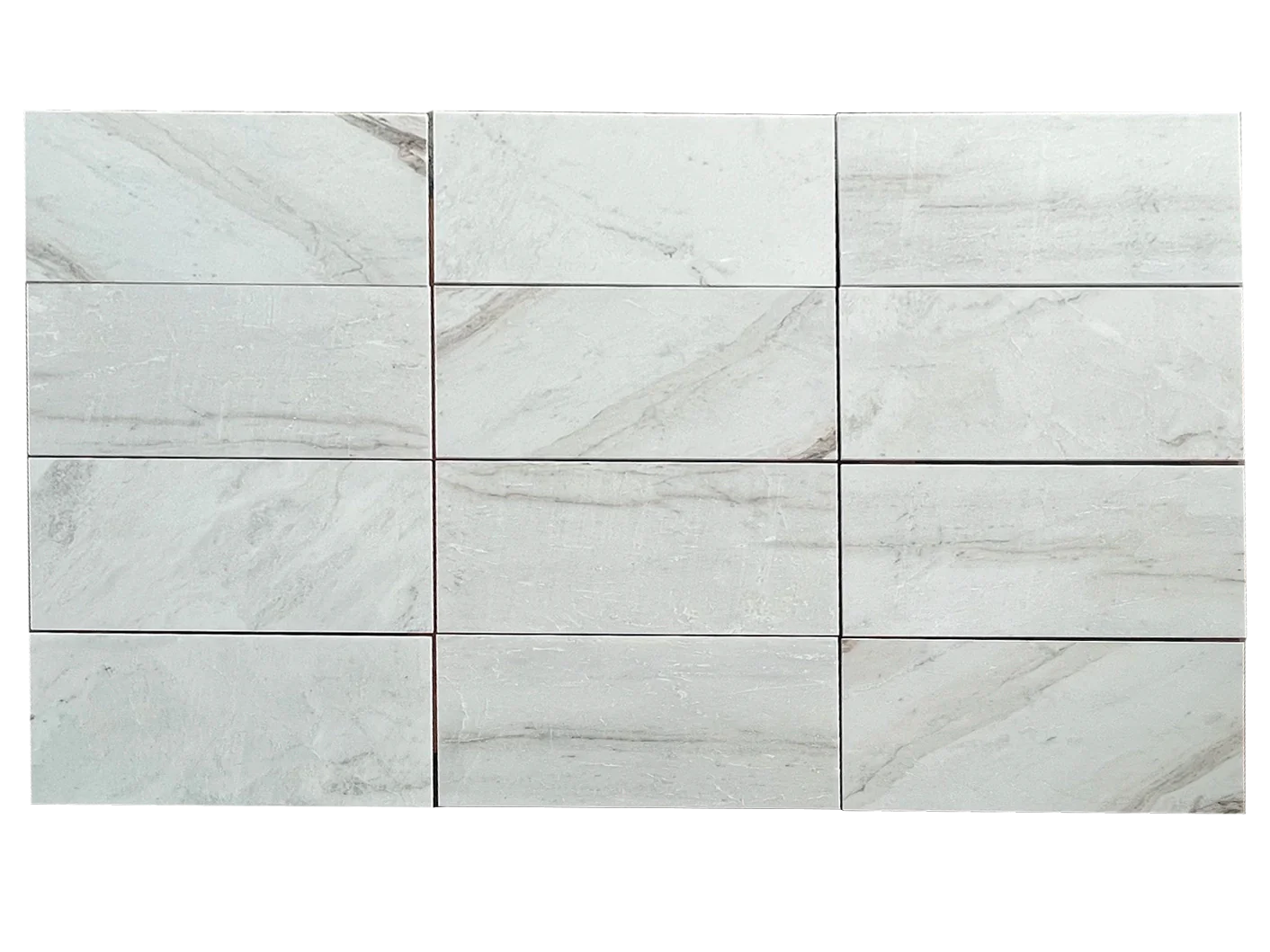 Bianco Marea Marble Wall and Floor Tile 12”x24”