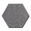 Black basalt 10 10 hexagon flamed