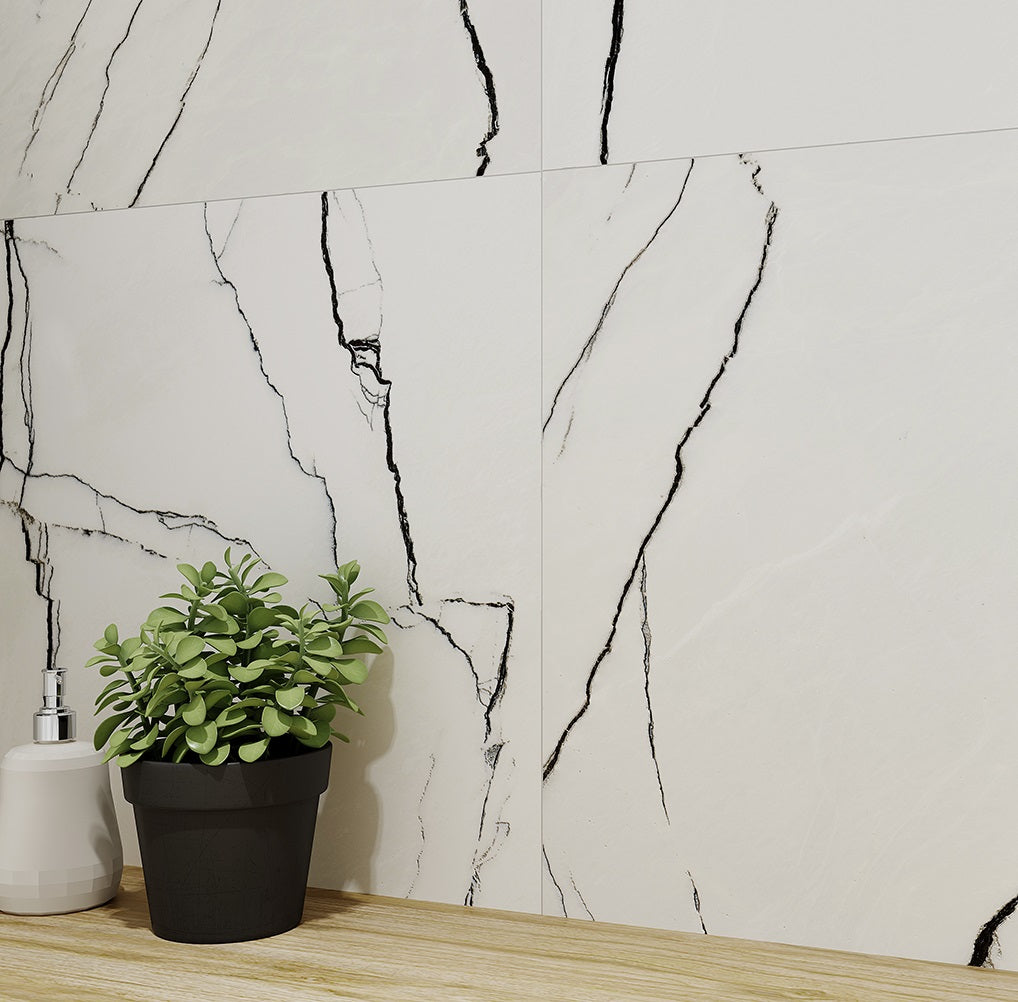 Auriga White Matte 12X24 Wall And Floor Tile