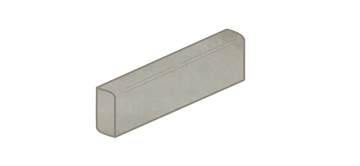 Brickel 3”x12” Bullnose Ceramic Trim Tile
