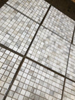 Calacatta Gold Square Mosaic Backsplash Wall Tile 2"