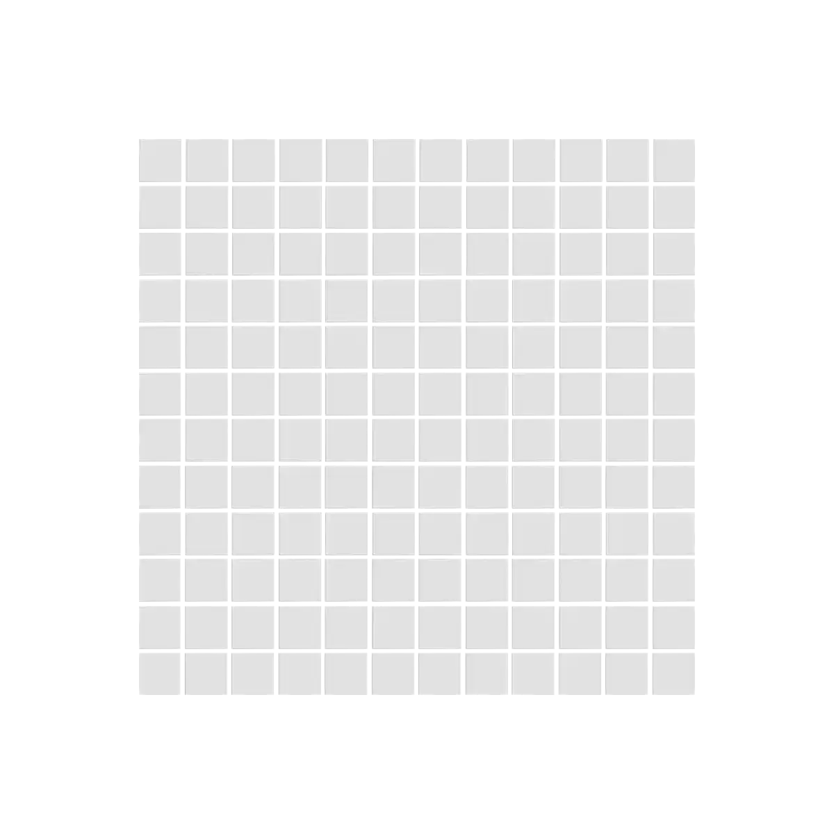 CC Mosaics 1”x1” Squares Glazed Porcelain Mosaic Tile