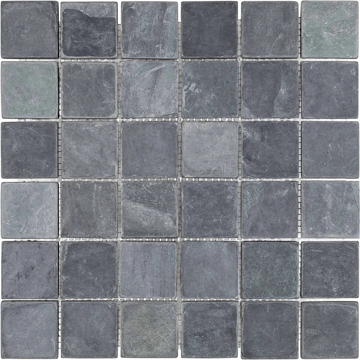 Chakra Slate Wall and Floor Square Mosaic Tile 2x2