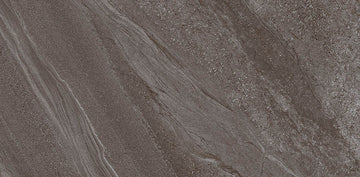 Baldosa para piso y pared de piedra con textura antracita Crossover, 24 