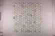 Calacatta Gold Hexagon Mosaic Backsplash Wall Tile 1x1"