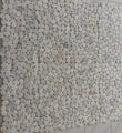 Calacatta Gold Tumbled Flat Pebble Mosaic 12" x 12"