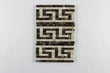 Crema Marfil Polished w/Emp. Dark Greek Key Border Tile 3 1/2x7"