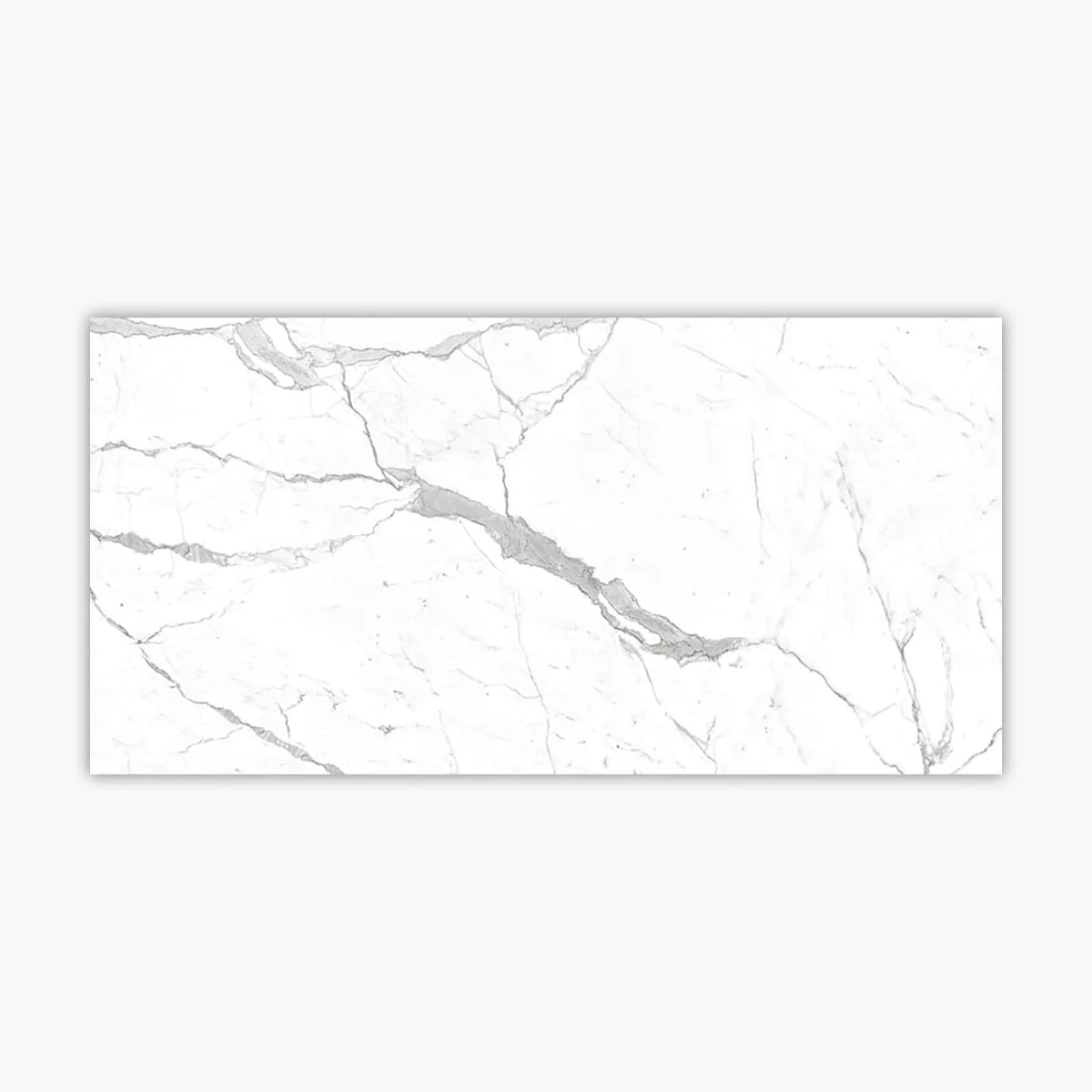 Calacatta Pearl Textured Stone Wall and Floor Tile 24"x48" 