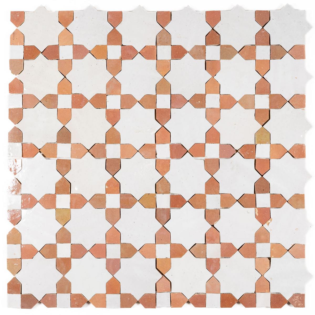 Desert Jewel Zellige Ceramic Mosaic Wall Tile