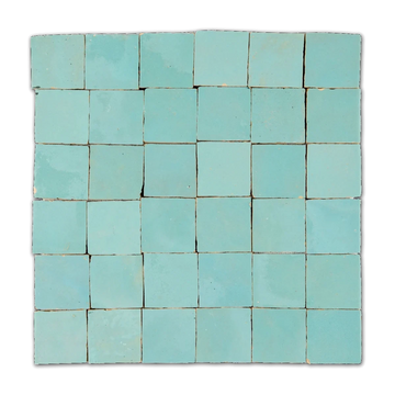 Azulejo de pared de mosaico cuadrado Fresh Zellige de 2 