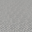 Honeycomb Carrara & Bardiglio Marble Polished Floor & Wall Mosaic