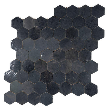 Honeycomb Zellige Ceramic Mosaic Wall Tile