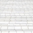 Serene Grey Dot Marble Backsplash Mosaic Tile