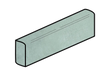 Maiolica 1/2”x10” Ceramic Pencil Liner Trim Tile Aqua