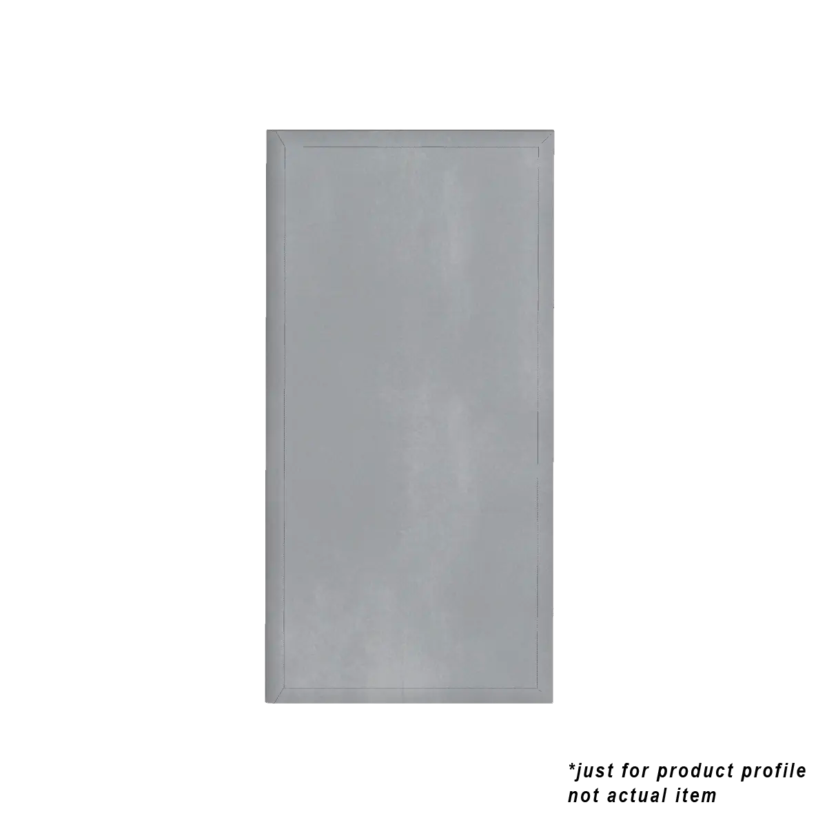 Maiolica Ceramic Single Bullnose Trim Tile Tender Grey