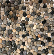 Mix Color Polished Pebble Mosaic