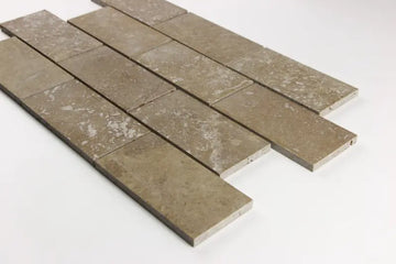 Noce Travertine Tumbled Wall and Floor Tile 3x6