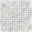 Oriental White Square Mosaic Tile 1x1"