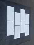 Oriental White Deep-Beveled Wall and Floor Tile 3x6"