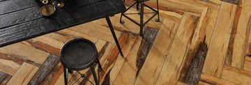 Azulejo de piso y pared de madera texturizada de madera ardiente 8 