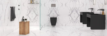 New Calacatta Bookmatch White Polished Wall and Floor Tile 24