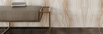 New Onyx Lotus Bookmatch Polished Wall and Floor Tile 24