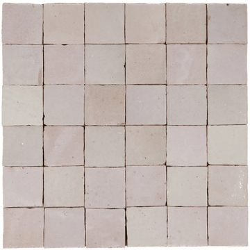 Rosaline Zellige 2”x2” Square Mosaic Wall Tile