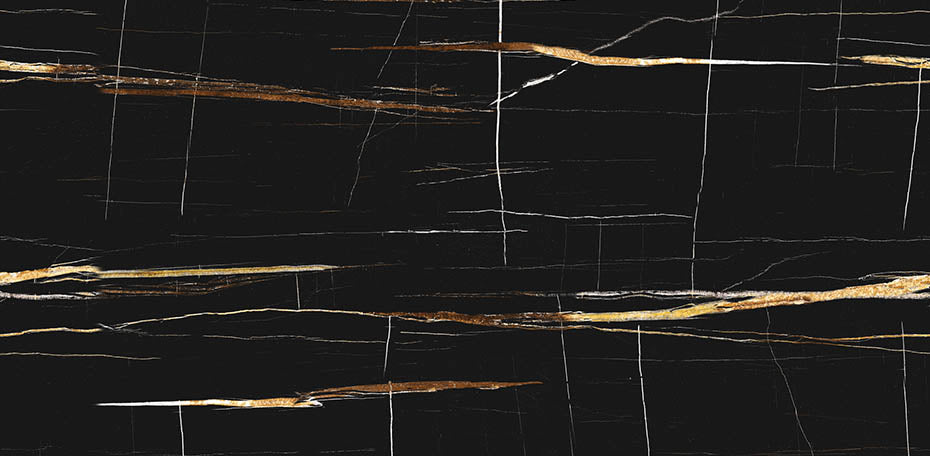 Sahara Noir Black Sugar Effect Wall and Floor Tile