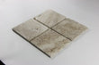 Scabos Travertine Round Face Wall Tile 4x4"
