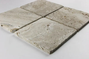 Scabos Travertine Tumbled Exterior Pool Coping 12X12