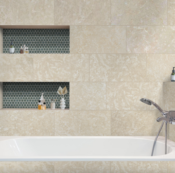 Botticino Fioritto Polished Wall and Floor Tile