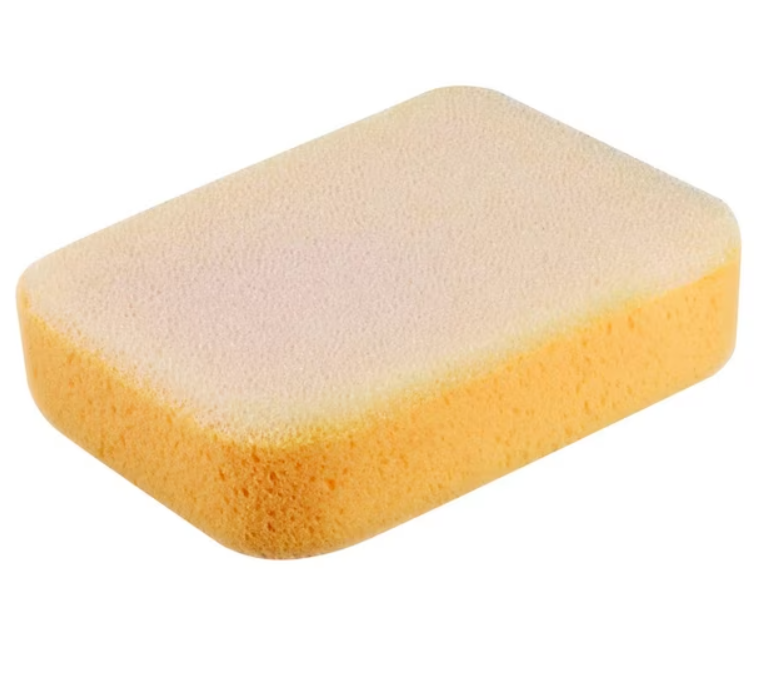 QEP 7 1/2"x5 1/2" Multi-Purpose Dual-Sided Sponge for Grouting, Cleaning