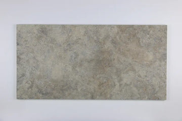 Silver Travertine Tumbled Exterior Pool Coping 12X24" 1 1/4"