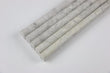 Tundra Gray Marble Pencil Liner Trim Tile 1/2" X 12"