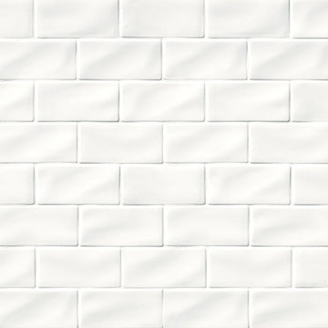 Whisper White Subway Handcrafted Ceramic Wall Tile