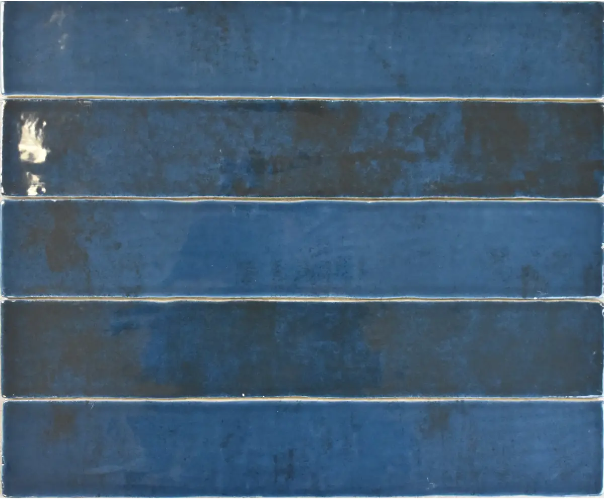 Zellige Deep Blue 2X16 Wall And Floor Tile