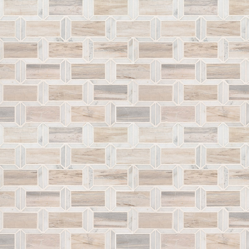 Angora Framework Polished Subway Tile
